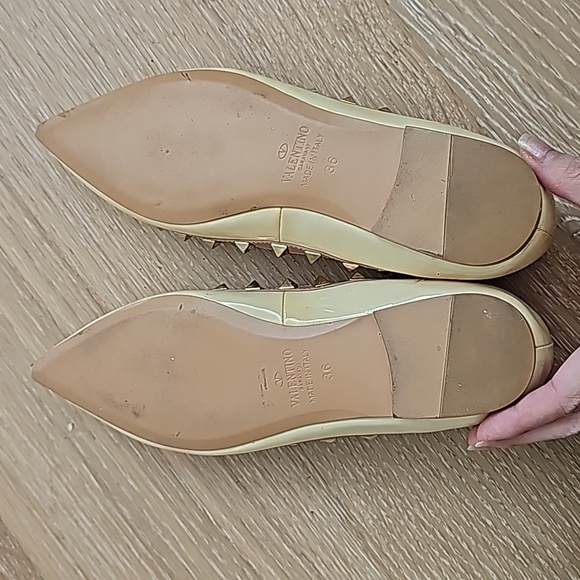 VALENTINO rockstud blallet flat in Patent Leather - Picture 6 of 7